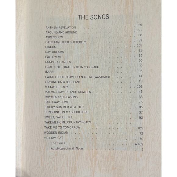 I GOT A NAME (JIM CROCE) - PIANO/VOCAL SHEET MUSIC PB (1973) Song Book - Picture 2 of 3